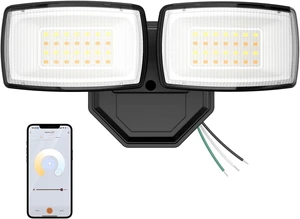Onforu 32W Smart Flood Lights Outdoor, 3CCT WiFi Hardwired Security Light Onforu 32W Smart Flood Lights Outdoor, 3CCT WiFi Hardwired Security Light