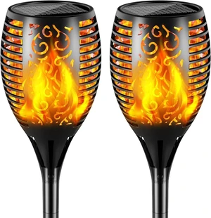 Solar Lights Outdoor 99 LED Higher & Larger Flickering Flame Solar Torch Lights 43" Waterproof Outdoor Lighting Solar Powered Pathway Lights Christmas Decorations for Garden Patio Yard, 2Pack Solar Lights Outdoor 99 LED Higher & Larger Flickering Flame Solar Torch Lights 43" Waterproof Outdoor Lighting Solar Powered Pathway Lights Christmas Decorations for Garden Patio Yard, 2Pack