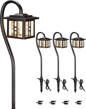 LITFIT Low Voltage Landscape Lighting, 4-Pack LED Pathway Lights Outdoor LITFIT Low Voltage Landscape Lighting, 4-Pack LED Pathway Lights Outdoor