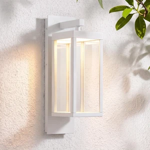 Outdoor Wall Light Fixtures, 15 Exterior Waterproof Wall Lanterns, Porch Sconces Lighting, Modern White Outside Lights for Patio Front Door Entryway Garage Outdoor Wall Light Fixtures, 15 Exterior Waterproof Wall Lanterns, Porch Sconces Lighting, Modern White Outside Lights for Patio Front Door Entryway Garage