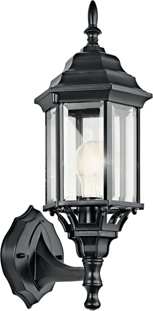 Kichler Chesapeake Outdoor Wall Sconce Light, Black Kichler Chesapeake Outdoor Wall Sconce Light, Black