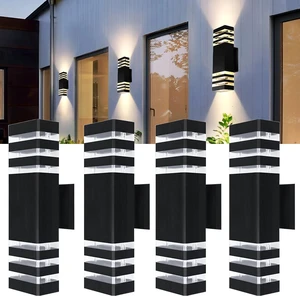 4Pack 15inch Outdoor LED Wall Lights,18W Outdoor Up&Down Wall Light Aluminum Body 4000K Day White Waterproof IP65 Outside Wall Lights 1800LM Outdoor Wall Mount Lights for Wall porch Garage Garden 4Pack 15inch Outdoor LED Wall Lights,18W Outdoor Up&Down Wall Light Aluminum Body 4000K Day White Waterproof IP65 Outside Wall Lights 1800LM Outdoor Wall Mount Lights for Wall porch Garage Garden