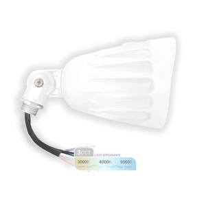 NUWATT 25W White LED Bullet Spot Light for Outdoor Landscapes, 3CCT 30K-50K NUWATT 25W White LED Bullet Spot Light for Outdoor Landscapes, 3CCT 30K-50K