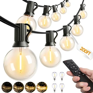 addlon 200FT Outdoor String Lights G40 LED Remote Dimmable Waterproof addlon 200FT Outdoor String Lights G40 LED Remote Dimmable Waterproof