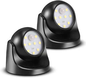 ProGreen 6000K Battery Motion Sensor Light Outdoor Waterproof Wireless LED Battery Powered Wall Light Auto On/Off Night Light 2 Pack Cool White ProGreen 6000K Battery Motion Sensor Light Outdoor Waterproof Wireless LED Battery Powered Wall Light Auto On/Off Night Light 2 Pack Cool White