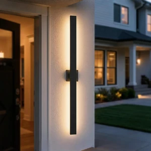 LamQee Aluminum 47 in Long Outdoor Wall Light Fixture, 3000K Integrated LED LamQee Aluminum 47 in Long Outdoor Wall Light Fixture, 3000K Integrated LED