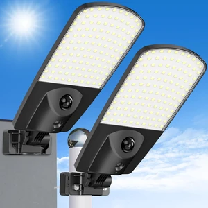 Adewalk Solar Lights Outdoor, Waterproof Street Lights for Yard, 2 Pack Adewalk Solar Lights Outdoor, Waterproof Street Lights for Yard, 2 Pack