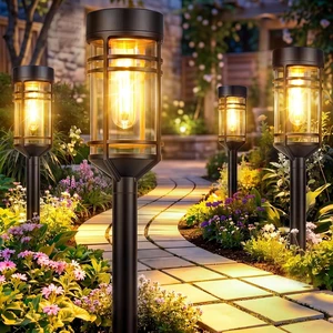 Ollny Solar Pathway Lights Outdoor 8 Packs, Solar Garden Lights IP65 Waterproof, LED Solar Powered Path Light Auto On/Off, Landscape Lighting for Yard Walkway Driveway Porch Outside Decor Ollny Solar Pathway Lights Outdoor 8 Packs, Solar Garden Lights IP65 Waterproof, LED Solar Powered Path Light Auto On/Off, Landscape Lighting for Yard Walkway Driveway Porch Outside Decor