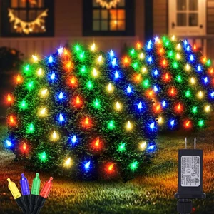 Christmas Net Lights Outdoor, Mesh Lights 120 LED, Outdoor Decor Christmas Net Lights Outdoor, Mesh Lights 120 LED, Outdoor Decor