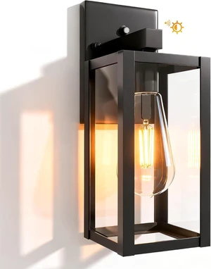 Dawn to Dusk Sensor Outdoor Light Fixture Waterproof Porch Lights Anti-Rust Exterior Wall Lighting Outdoor Wall Lantern for Patio Front Door Garage House Dawn to Dusk Sensor Outdoor Light Fixture Waterproof Porch Lights Anti-Rust Exterior Wall Lighting Outdoor Wall Lantern for Patio Front Door Garage House