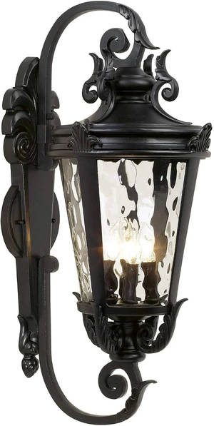Casa Marseille 27 1/2" High Black Rustic Outdoor Wall Light Fixture Casa Marseille 27 1/2" High Black Rustic Outdoor Wall Light Fixture