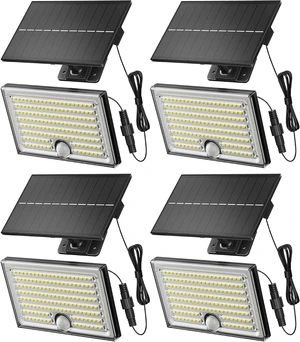 Mini Solar Outdoor Lights, 170 LED Solar Lights with 16.5 ft Cable Mini Solar Outdoor Lights, 170 LED Solar Lights with 16.5 ft Cable