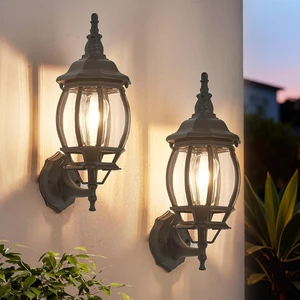 Refice Aluminum Waterproof Outdoor Wall Light Fixtures Wall Lantern Exterior Porch Lights, Anti-Rust Outside Lights for Patio, Garage, Doorway, Black, 2-Pack Refice Aluminum Waterproof Outdoor Wall Light Fixtures Wall Lantern Exterior Porch Lights, Anti-Rust Outside Lights for Patio, Garage, Doorway, Black, 2-Pack
