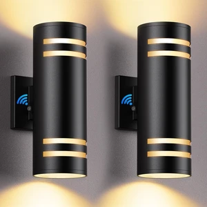 SHIMR Dusk to Dawn Outdoor Wall Lights, Up Down Sconce, ETL Listed, 2 Pack SHIMR Dusk to Dawn Outdoor Wall Lights, Up Down Sconce, ETL Listed, 2 Pack