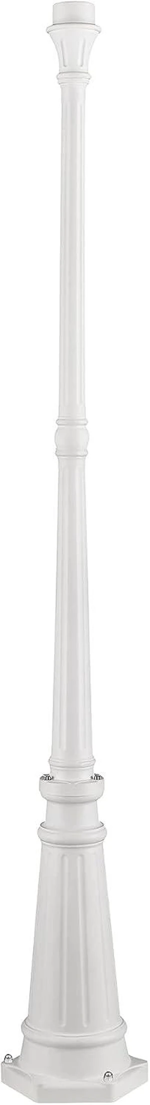 Livex Lighting 7709-03 Outdoor Cast Aluminum Post, White 74" x 9.5" Livex Lighting 7709-03 Outdoor Cast Aluminum Post, White 74" x 9.5"