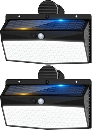 Peasur 368 LED Clip On Solar Motion Sensor Lights Outdoor with 3 Modes Peasur 368 LED Clip On Solar Motion Sensor Lights Outdoor with 3 Modes