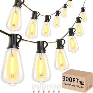 Svater 300 FT Outdoor String Lights LED, Waterproof for Outside Patio Svater 300 FT Outdoor String Lights LED, Waterproof for Outside Patio