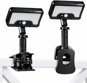 2 Pack Clip On Solar Lights Outdoor with Octopus Tripod, 92 LEDs 3 Color Temps & Remote Control, Motion Sensor Fence Lights Solar Powered, IP65 Waterproof Security Light for Deck, Gutter, Camping 2 Pack Clip On Solar Lights Outdoor with Octopus Tripod, 92 LEDs 3 Color Temps & Remote Control, Motion Sensor Fence Lights Solar Powered, IP65 Waterproof Security Light for Deck, Gutter, Camping