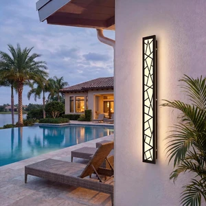 Outdoor Wall Lights 31.5inch Modern Outdoor Wall Sconce LED Long Wall Sconces Black Front Porch Light Waterproof Led Wall Light IP67 3000K Exterior Lighting Fixtures Outdoor Wall Lights 31.5inch Modern Outdoor Wall Sconce LED Long Wall Sconces Black Front Porch Light Waterproof Led Wall Light IP67 3000K Exterior Lighting Fixtures