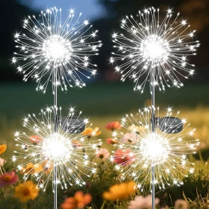 Solar Garden Lights Outdoor, Solar Firework Fairy Lights Garden Decor Solar Garden Lights Outdoor, Solar Firework Fairy Lights Garden Decor