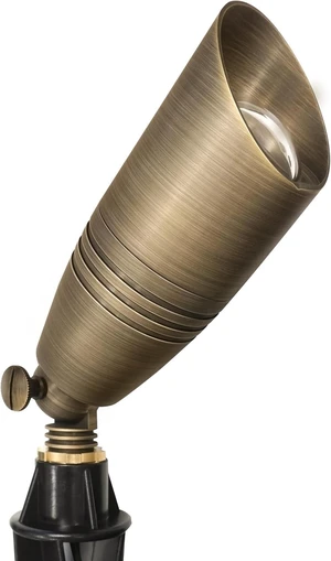 GKOLED Solid Brass Landscape Spotlight, 12V AC/DC Low Voltage Landscape Lights, Outdoor Directional LED Uplight Waterproof Fixture with ABS Spike, Garden Patio Trees Spot Up Light, No MR16 Bulb GKOLED Solid Brass Landscape Spotlight, 12V AC/DC Low Voltage Landscape Lights, Outdoor Directional LED Uplight Waterproof Fixture with ABS Spike, Garden Patio Trees Spot Up Light, No MR16 Bulb