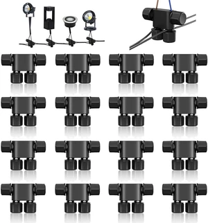 NETEHA 16 Pack Low Voltage Wire Connectors for Landscape Lighting NETEHA 16 Pack Low Voltage Wire Connectors for Landscape Lighting