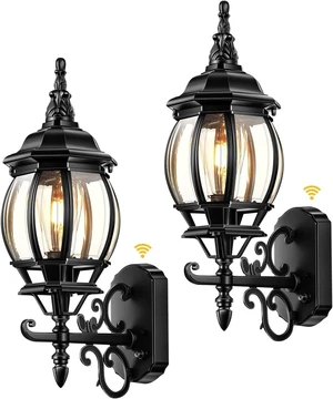 VIANIS Black Outdoor Light Fixture, 2 Pack Exterior Sconces Wall Lighting VIANIS Black Outdoor Light Fixture, 2 Pack Exterior Sconces Wall Lighting