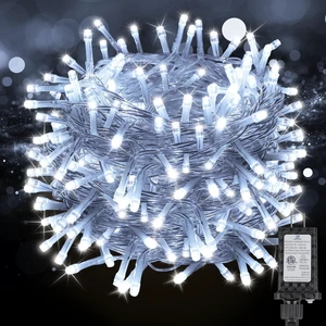 196 FT 600LED Christmas Lights Plug in,Waterproof Fairy Lights with Timer/8 Modes, Christmas Tree Lights Lighting Outdoor Indoor Garden Party Wedding Christmas Tree Decoration(Cool White) 196 FT 600LED Christmas Lights Plug in,Waterproof Fairy Lights with Timer/8 Modes, Christmas Tree Lights Lighting Outdoor Indoor Garden Party Wedding Christmas Tree Decoration(Cool White)