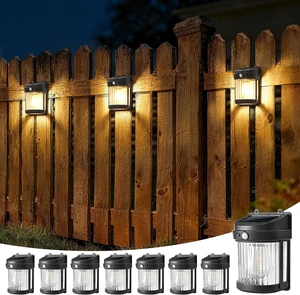 PEVOROS Solar Fence Lights Outdoor Waterproof, Fence Deck Lights 8 Pack PEVOROS Solar Fence Lights Outdoor Waterproof, Fence Deck Lights 8 Pack
