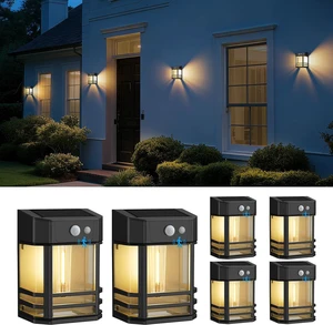 btfarm 6 Pack Solar Wall Lights Outdoor,3 Modes Motion Sensor Lights Dusk to Dawn, IP65 Waterproof Porch Light Solar Powered, 1200mAh Wireless Wall Mount Sconces for Outside Patio, Garage, Yard btfarm 6 Pack Solar Wall Lights Outdoor,3 Modes Motion Sensor Lights Dusk to Dawn, IP65 Waterproof Porch Light Solar Powered, 1200mAh Wireless Wall Mount Sconces for Outside Patio, Garage, Yard