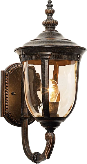 Bellagio 16 1/2" Bronze Upbridge Arm European Outdoor Light Fixture Bellagio 16 1/2" Bronze Upbridge Arm European Outdoor Light Fixture
