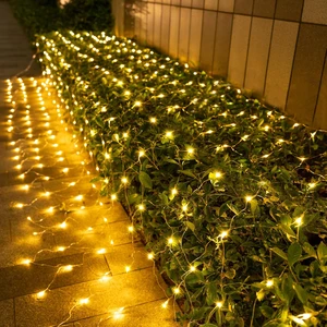 JOYIN 360 LED Christmas Net Lights, 16.4X 6.5FT Christmas Mesh Lights with 8 Modes, Connectable, Waterproof for Bushes Trees Yard Indoor Outdoor Xmas Decorations (Warm White) JOYIN 360 LED Christmas Net Lights, 16.4X 6.5FT Christmas Mesh Lights with 8 Modes, Connectable, Waterproof for Bushes Trees Yard Indoor Outdoor Xmas Decorations (Warm White)