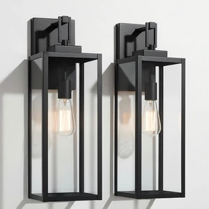 2 Pack 22" Large Size Outdoor Wall Sconce,22 Inch Outdoor Wall Lantern Light for Garage Porch Light Extra Large Exterior Light Fixture for Porch Patio 2 Pack 22" Large Size Outdoor Wall Sconce,22 Inch Outdoor Wall Lantern Light for Garage Porch Light Extra Large Exterior Light Fixture for Porch Patio