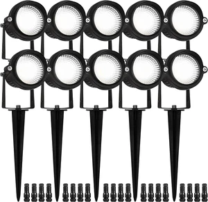 Landscape Lights 5000K,Low Voltage Led Landscape Lighting, 12V AC/DC Waterproof Landscape Spotlights Outdoor with Stake for Tree Flag Spot Light Daylight 10 Pack (Spike Stand) Landscape Lights 5000K,Low Voltage Led Landscape Lighting, 12V AC/DC Waterproof Landscape Spotlights Outdoor with Stake for Tree Flag Spot Light Daylight 10 Pack (Spike Stand)