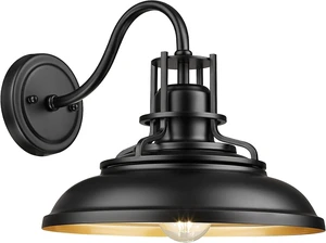 FEMILA 12 Outdoor Barn Light Fixture, Exterior Lighting Fixtures, Black Wall Mount Porch Lights Outdoor House Lights for Front Door 4FY15-1W BK FEMILA 12 Outdoor Barn Light Fixture, Exterior Lighting Fixtures, Black Wall Mount Porch Lights Outdoor House Lights for Front Door 4FY15-1W BK