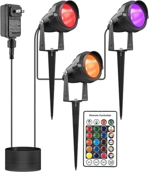 15W Halloween Individual Spotlights with Timer Colored Warm White 3 lights 15W Halloween Individual Spotlights with Timer Colored Warm White 3 lights