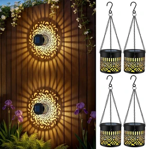4 Pack Solar Fence Lights Outdoor, Metal Solar Powered Wall Deck Step Light 4 Pack Solar Fence Lights Outdoor, Metal Solar Powered Wall Deck Step Light