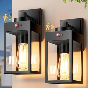 Gleamz 2-Pack Motion Sensor Exterior Light Fixtures Wall Mount for House Gleamz 2-Pack Motion Sensor Exterior Light Fixtures Wall Mount for House