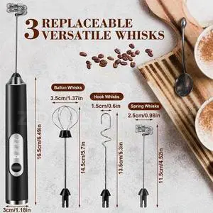 Electric Milk Frother Handheld Whisk Mixer Stirrer Coffee Egg USB Rechargeable Electric Milk Frother Handheld Whisk Mixer Stirrer Coffee Egg USB Rechargeable