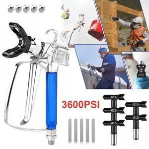3600PSI Airless Paint Spray Gun with 517 Tip Nozzle Guard For Wagner Sprayers 3600PSI Airless Paint Spray Gun with 517 Tip Nozzle Guard For Wagner Sprayers