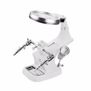 Third Hand Soldering Solder Iron Stand Holder Magnifier Helping Station Tool Third Hand Soldering Solder Iron Stand Holder Magnifier Helping Station Tool