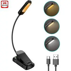 Flexible Rechargeable LED Book Light With 3 Light Modes Easy Clip Reading Lamp Flexible Rechargeable LED Book Light With 3 Light Modes Easy Clip Reading Lamp
