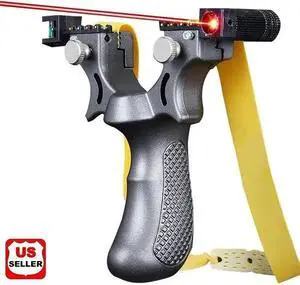 Hunting Professional Catapult Laser Slingshot With Rubber Aim Point Target HOT Hunting Professional Catapult Laser Slingshot With Rubber Aim Point Target HOT