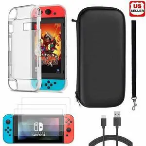 Accessories Case Bag+Shell Cover+Charging Cable+Protector for Nintendo Switch Accessories Case Bag+Shell Cover+Charging Cable+Protector for Nintendo Switch