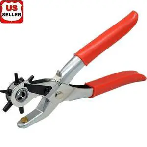 New Leather Hole Punch Belt Puncher Tool Hole Maker Revolving Rotary Heavy Duty New Leather Hole Punch Belt Puncher Tool Hole Maker Revolving Rotary Heavy Duty