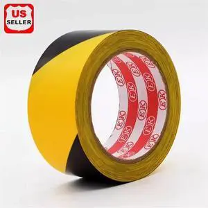 1.75x118 Yellow and Black Hazard Marking Safety Vinyl Floor Tape 6Mil 36yd 1.75x118 Yellow and Black Hazard Marking Safety Vinyl Floor Tape 6Mil 36yd