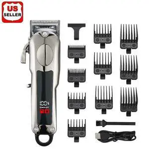 Professional Hair Clippers Trimmer Mens Barber Hair Cutting kit Machine Cordless Professional Hair Clippers Trimmer Mens Barber Hair Cutting kit Machine Cordless
