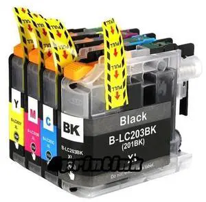 4pk Ink for Lc203 Brother Lc203xl mfc J480dw J460dw J485dw J680dw Lc201 Set 4pk Ink for Lc203 Brother Lc203xl mfc J480dw J460dw J485dw J680dw Lc201 Set