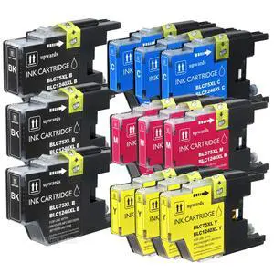 12 NEW LC71 LC75 Ink Combo For Brother MFC-J280W MFC-J425W MFC-J430W MFC-J435w 12 NEW LC71 LC75 Ink Combo For Brother MFC-J280W MFC-J425W MFC-J430W MFC-J435w