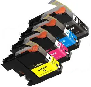 *4 Pk LC103 LC-103 HY Ink Fits Brother MFC-J245, MFC-J285DW with CHIP *4 Pk LC103 LC-103 HY Ink Fits Brother MFC-J245, MFC-J285DW with CHIP